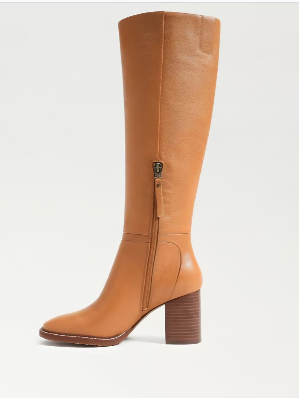 Sam Edelman Elsy Knee High Leather Boots in Caramel Size 7